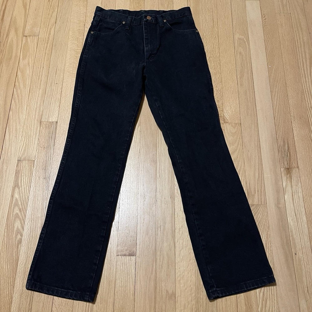 Wrangler Men's Cowboy Cut Slim Fit Black 30x32 Model 936WBK Western